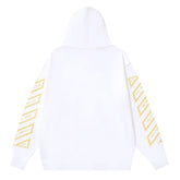 Off White 23 Zip Skate Hoodie White